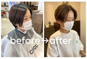 【りほブログ】ブリーチカラー　×  ショートヘア～noise  hair(ノイズヘア　大手町店)秋本　莉帆ブログ
