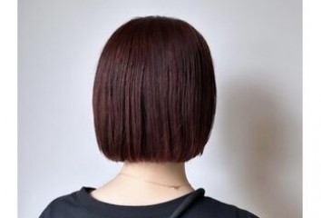 “momo”～burgundy color～voice  hair(ボイスヘア　東原店)藤尾　萌々ブログ