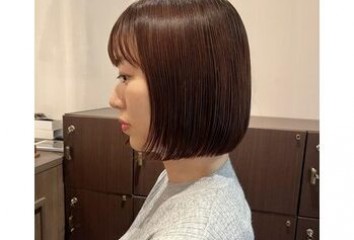 【らんブログ】ボブ×  オレンジブラウン～noise  hair(ノイズヘア　大手町店)森脇　蘭ブログ