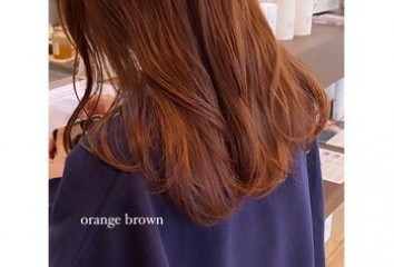 narumi ” orange brown ”～voice  hair(ボイスヘア　東原店)難波江　成美ブログ