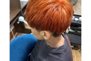 “momo”～orange color～voice  hair(ボイスヘア　東原店)藤尾　萌々ブログ