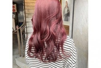 ブリーチ無しダブルカラーでピンクラベンダー～Lien(リアン　中区立町)都間　すみれブログ