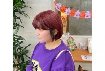 【すみブログ】コーラルピンクインナーカラー～Lien(リアン　中区立町)都間　すみれブログ