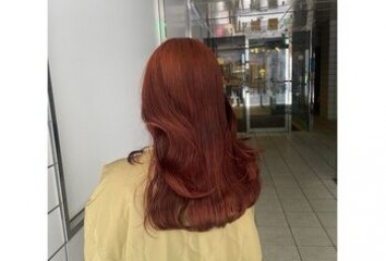 【すみブログ】ブリーチ無しオレンジカラー～Lien(リアン　中区立町)都間　すみれブログ