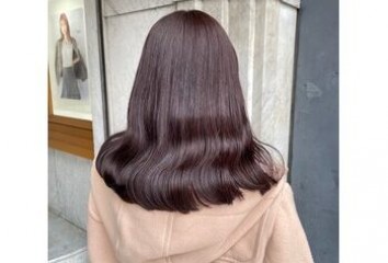 【すみブログ】初カラーおすすめラベンダーグレージュ～Lien(リアン　中区立町)都間　すみれブログ