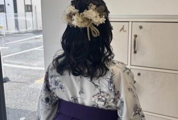 着付け＆hairset～casita  hair(カシータヘア　長束店)住永　玲美菜ブログ