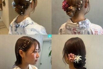 浴衣着付け×ヘアセット～Lien(リアン　中区立町)園山　七彩ブログ