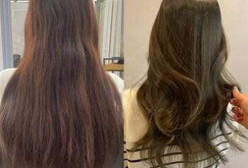 【すみブログ】ブリーチなし　オリーブカラー～Lien(リアン　中区立町)都間　すみれブログ
