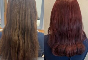 ブリーチなしダブルカラー×ピンクラベンダー～Lien(リアン　中区立町)園山　七彩ブログ　