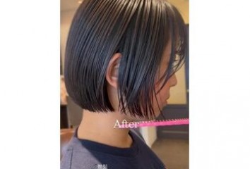 riho・blog  ストレートパーマ×ボブ～noise  hair秋本　莉帆ブログ
