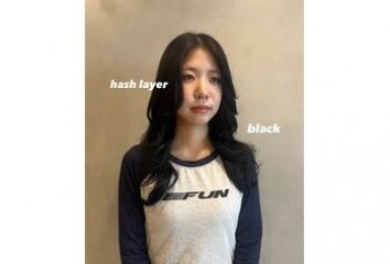 ハッシュカット×ブラック～Lien(リアン　中区立町)園山　七彩ブログ