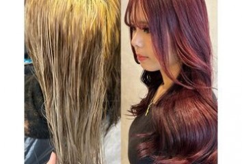 ブリーチリタッチ＋レッドカラー～Lien(リアン　中区立町)濱田　心愛ブログ