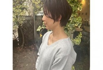 まとまる前髪長めショートスタイル～voice  hair(ボイスヘア　東原店)中本　貴之ブログ