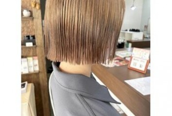〈shake blog〉切りっぱなしベージュカラー～voice  hair(ボイスヘア　東原店)いりえ　しゃけブログ