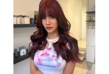 ブリーチなしダブルカラーワインレッド～Luora(ルオラ　並木店)都間　すみれブログ