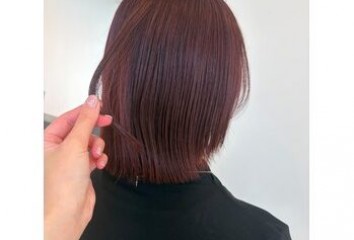 ブリーチなしダブルカラー×ワインレッド～Luora(ルオラ　並木店)園山　七彩ブログ