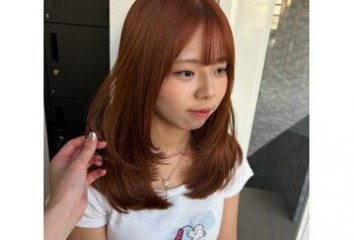レイヤーカット×オレンジカラー～Luora(ルオラ　並木店)園山　七彩ブログ