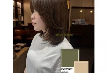 yurina blog オリーブベージュ～noise  hair(ノイズヘア　大手町店)古谷　由莉奈ブログ