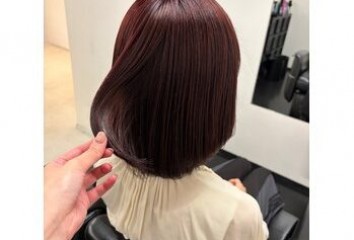 ボブ×ワインレッド～Luora(ルオラ　並木店)園山　七彩ブログ