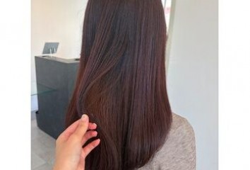 ブリーチなしダブルカラーでつくるワインレッド～Luora(ルオラ　並木店)園山　七彩ブログ