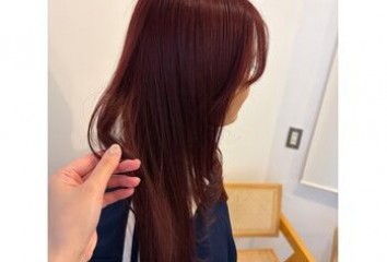 ブリーチなしダブルカラーでつくるレッドカラー～Luora(ルオラ　並木店)園山　七彩ブログ