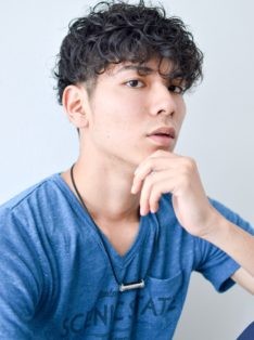 外国人風マッシュパーマ