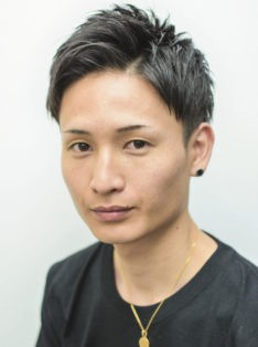 爽やかツーブロックショート