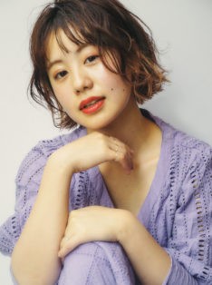 切りっぱなしニュアンスボブ