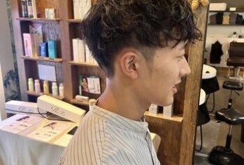 無造作メンズパーマ～voice  hair(ボイスヘア　東原店)