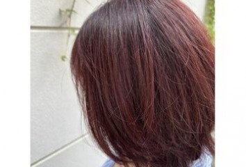 “momo”～red color～voice  hair(ボイスヘア　東原店)藤尾　萌々ブログ