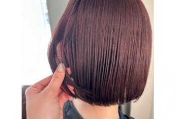 “momo”～pink brown × bob～voice  hair(ボイスヘア　東原店)藤尾　萌々ブログ