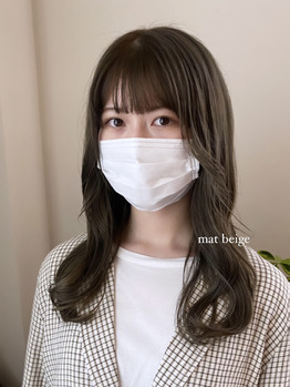 ”mat beige”～voice  hair(ボイスヘア　東原店)難波江　成美ブログ