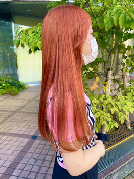 【すみれブログ】オレンジカラー～noise  hair(ノイズヘア　大手町店)都間　すみれブログ