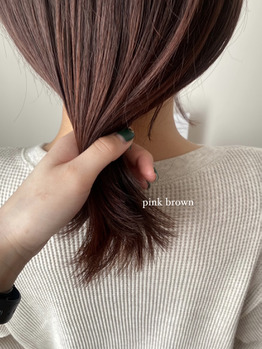 narumi ” pink brown”～noise  hair(ノイズヘア　大手町店)難波江　成美ブログ