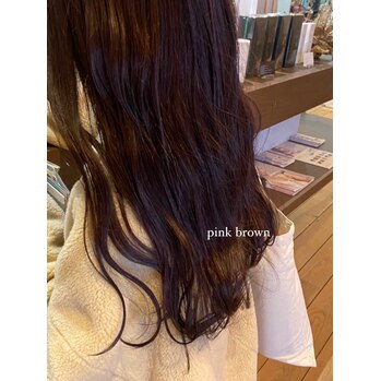 narumi ” pink brown”~voice hair(ボイスヘア 東原店)難波江 成美ブログ