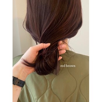narumi ” red brown”~voice hair(ボイスヘア 東原店)難波江 成美ブログ