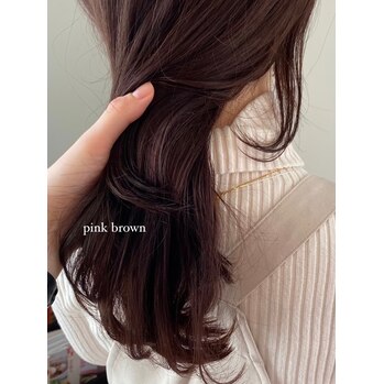 narumi ” pink brown”～voice  hair（ボイスヘア　東原店）難波江　成美ブログ