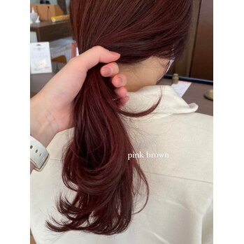 narumi ”pink brown”～voice  hair(ボイスヘア　東原店)難波江　成美ブログ