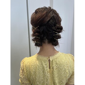 【らんブログ】結婚式ヘアアレンジ～noise  hair(ノイズヘア　大手町店)森脇　蘭ブログ