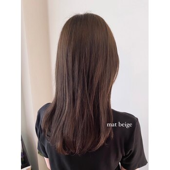 narumi ” mat beige”～voice  hair(ボイスヘア　東原店)難波江　成美ブログ