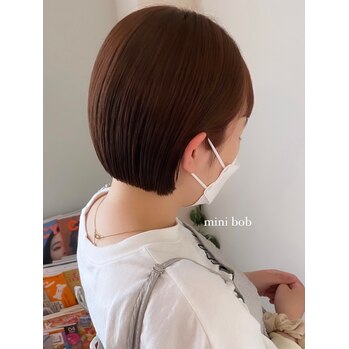 narumi ” mini bob ”～voise  hair(ボイスヘア　東原店)難波江　成美ブログ