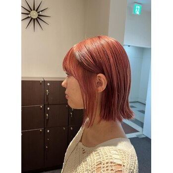 【らんブログ】ダブルカラー　ピンクベージュ～noise  hair(ノイズヘア　大手町店)森脇　蘭ブログ