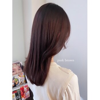narumi ” pink brown ”～voice  hair(ボイスヘア　東原店)難波江　成美ブログ