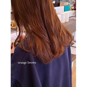 narumi ” orange brown ”～voice  hair(ボイスヘア　東原店)難波江　成美ブログ