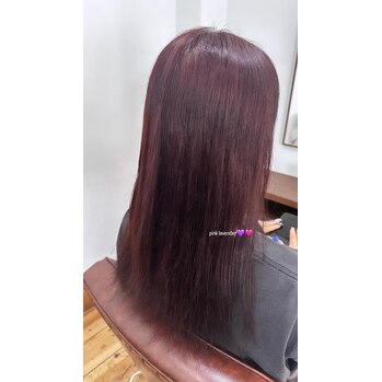 “momo”～pink lavender～voice  hair(ボイスヘア　東原店)藤尾　萌々ブログ