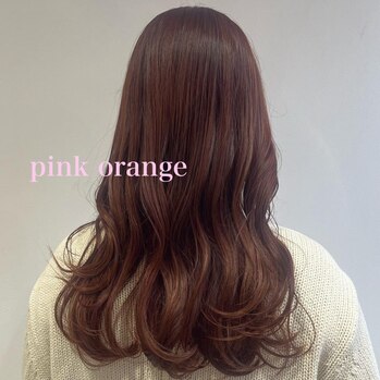 【CHIHIRO】ピンクオレンジ～noise  hair(ノイズヘア　大手町店)永田　千尋ブログ
