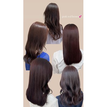 ［ななさブログ］ピンク、レッドカラー～Lien(リアン　中区立町)園山　七彩ブログ