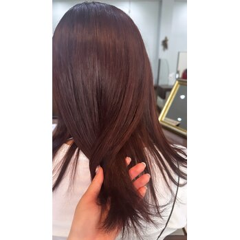 “momo”～pink brown～voice  hair(ボイスヘア　東原店)藤尾　萌々ブログ　