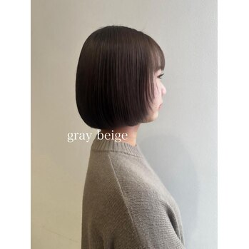 （chihiro）ボブ×グレージュ～noise  hair(ノイズヘア　大手町店)永田　千尋ブログ