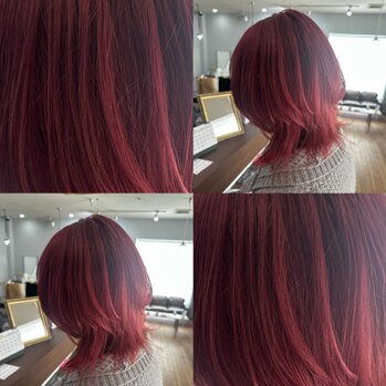 “momo”～pink color～voice  hair(ボイスヘア　東原店)藤尾　萌々ブログ